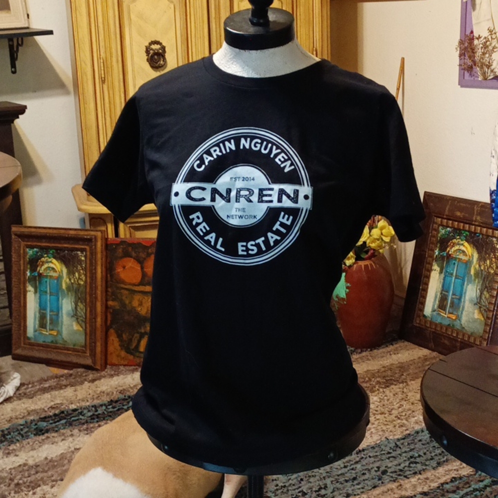 Employee Real Estate T-shirt Tee short sleeve crewneck LOGO Print NGUYEN
